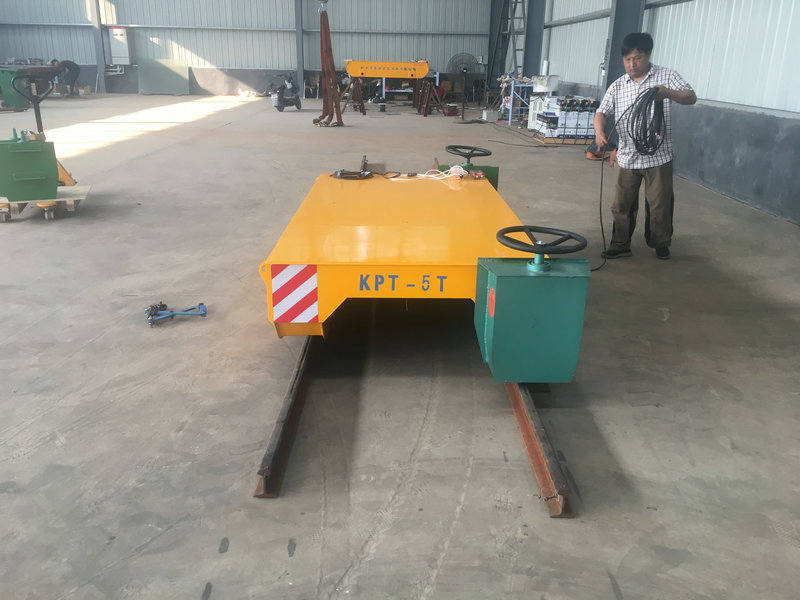 Cable Reel Powered Motorized Rail 5 tonna ipari átviteli kocsi